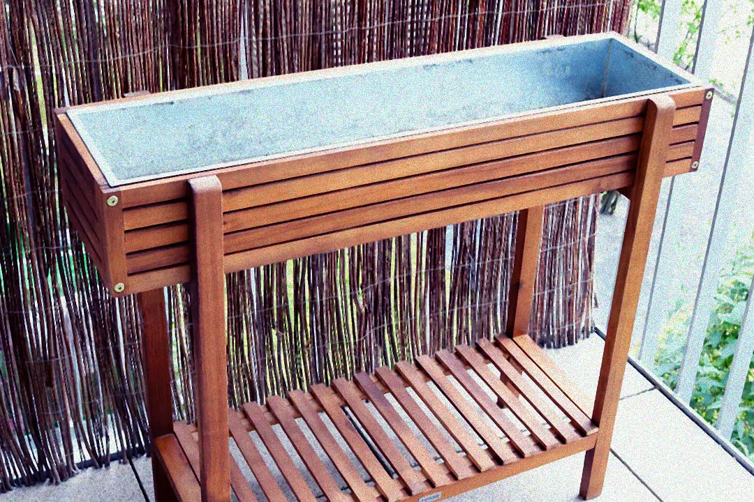 hochbeet balkon bepflanzen