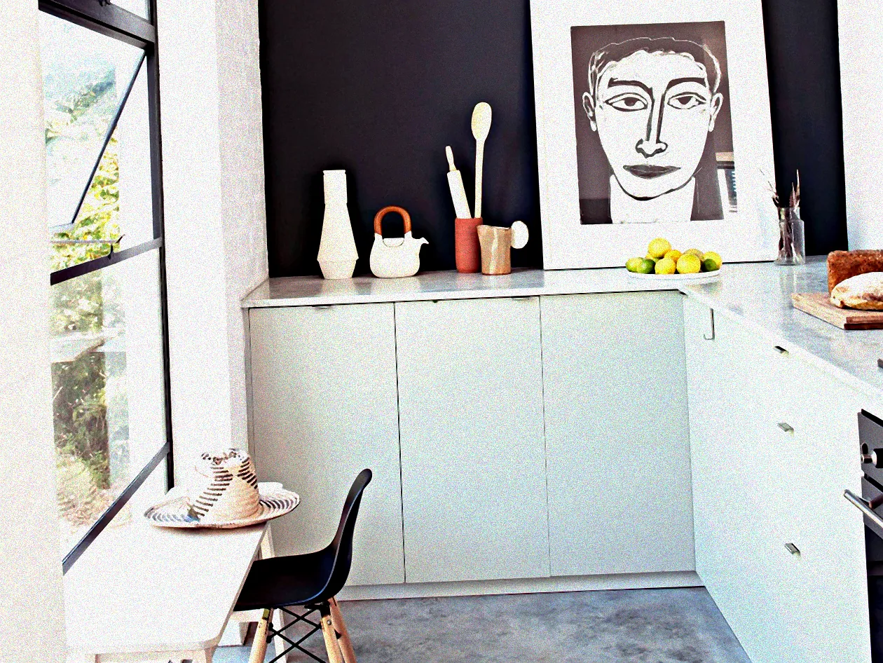 Kompakte Möbel auf einer Terrasse