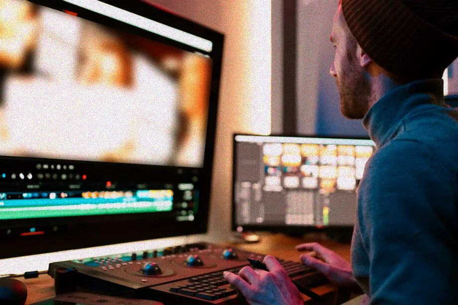 Obstbaum wird geschnitten