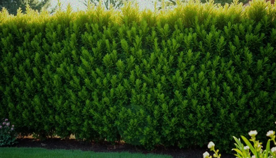 Schnellwachsende immergrüne Hecken